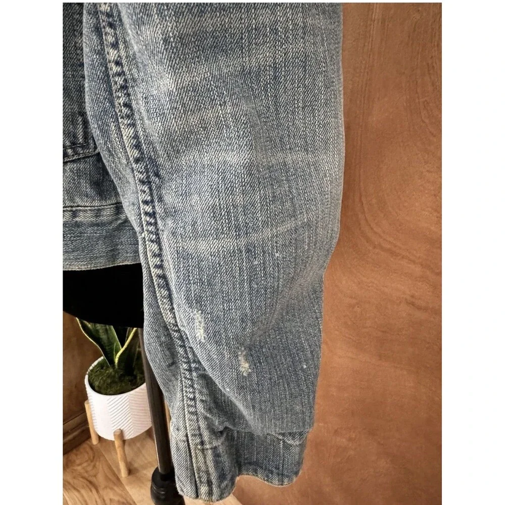 Vintage Ralph Lauren Denim Chore Coat 90’s Y2K Wmns Large Cabincore Cottagecore - Picture 16 of 16
